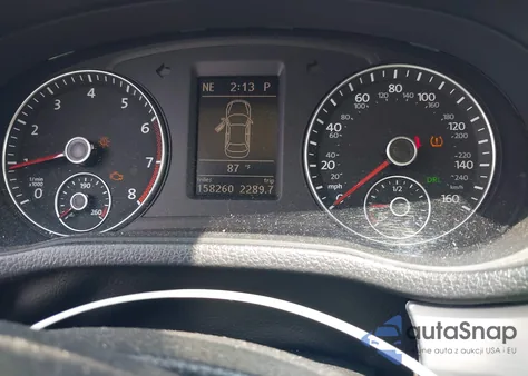 2012 Volkswagen Passat 2.5L Se z USA, uszkodzony, nr VIN 1VWBH7A34CC083810